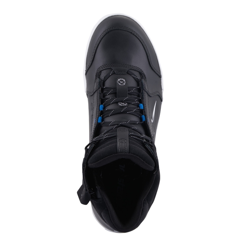 Alpinestars Chrome Drystar zwart, wit en blauw motorlaarzen