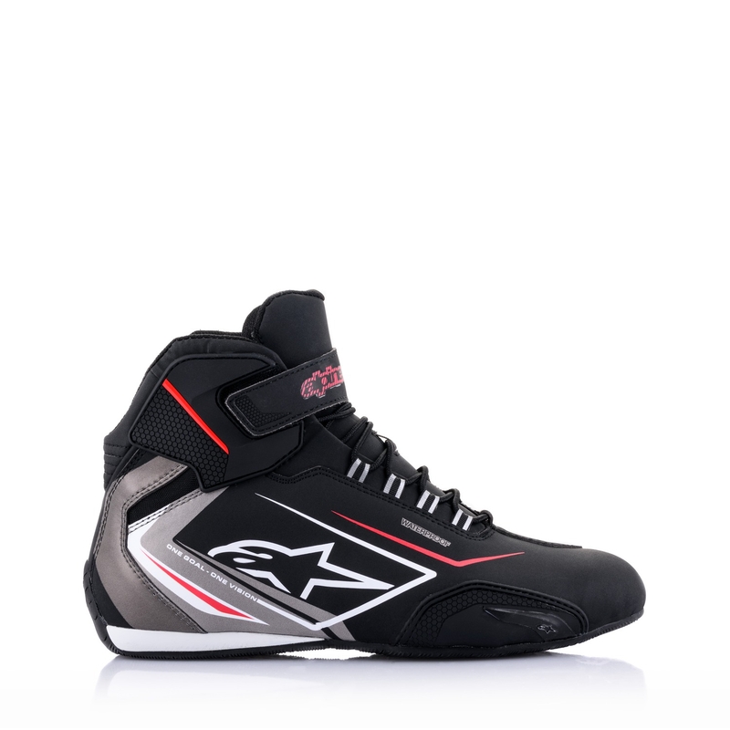 Alpinestars Sektor Waterdichte Motorlaarzen Zwart, Wit en Grijs