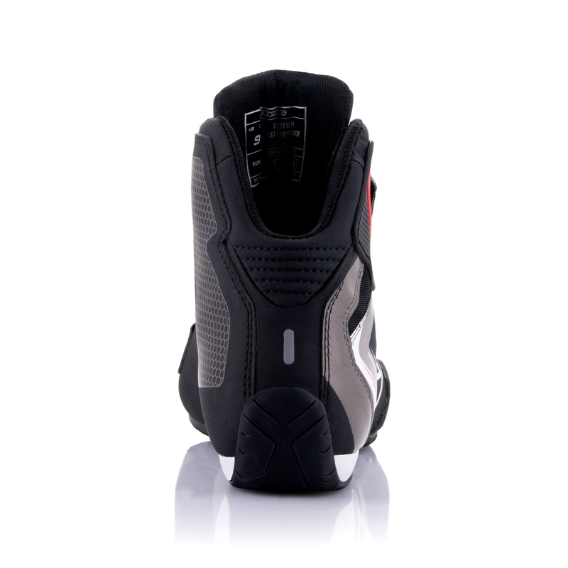 Alpinestars Sektor Waterdichte Motorlaarzen Zwart, Wit en Grijs