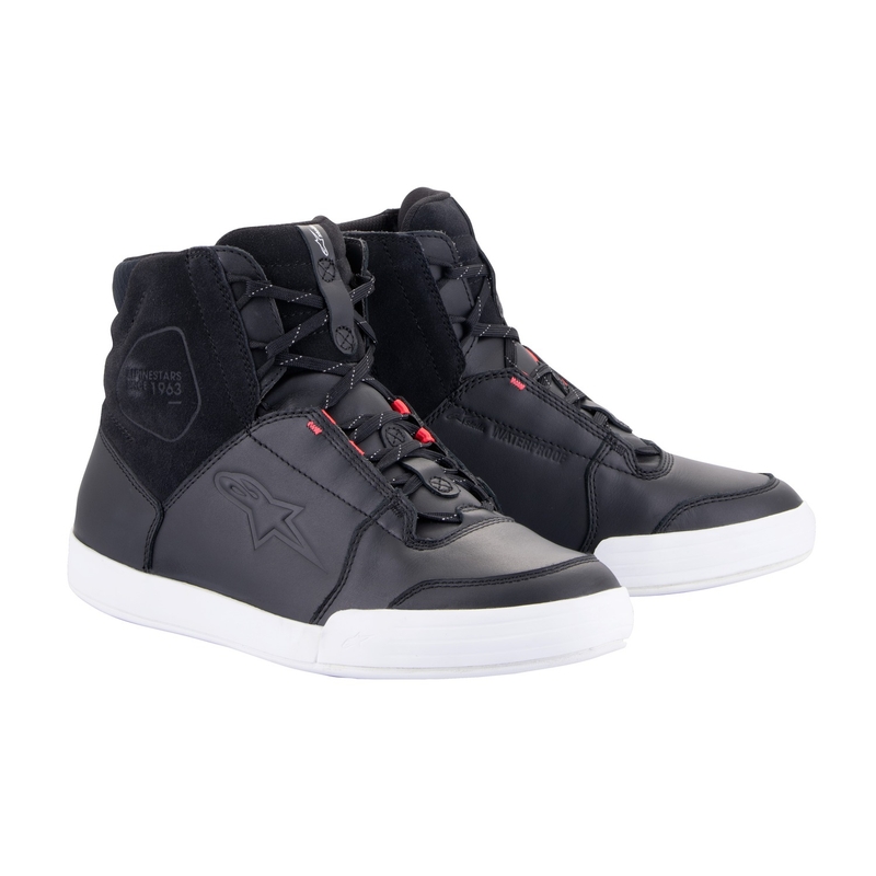 Alpinestars Dames Stella Chrome Drystar Zwart, Wit en Roze Motorfietslaarzen