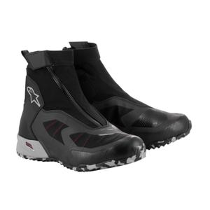 Alpinestars CR-8 Gore-Tex zwart-grijs-rood motorfietslaarzen