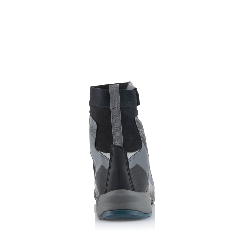 Alpinestars CR-8 Gore-Tex zwart-grijs-blauw motorfietslaarzen