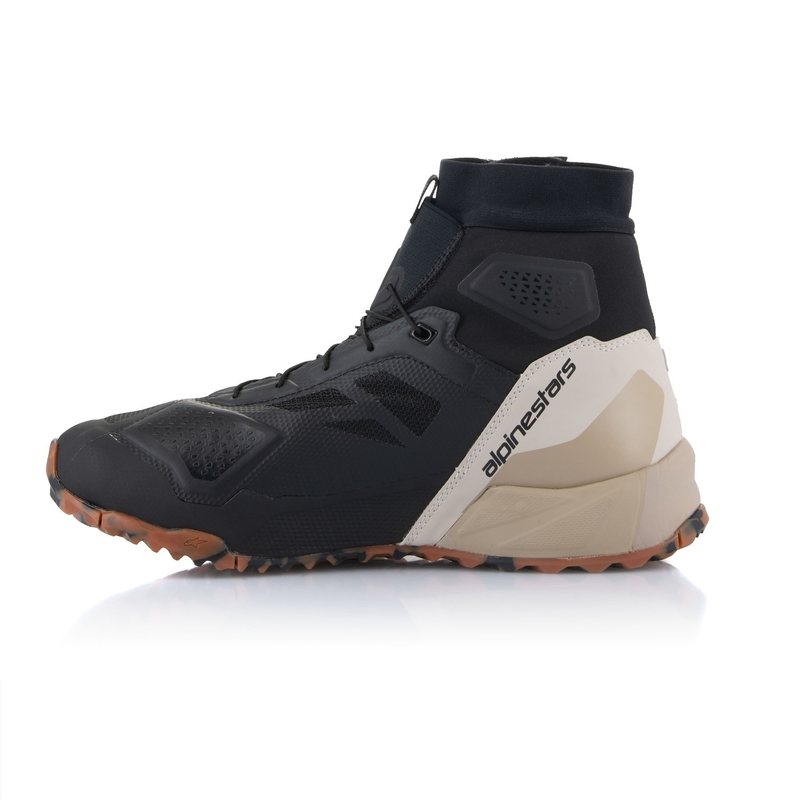 Alpinestars CR-1 zwart en lichtbruine motorlaarzen