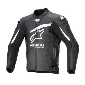 Alpinestars GP plus R 4 Airflow zwart-wit leren motorjas