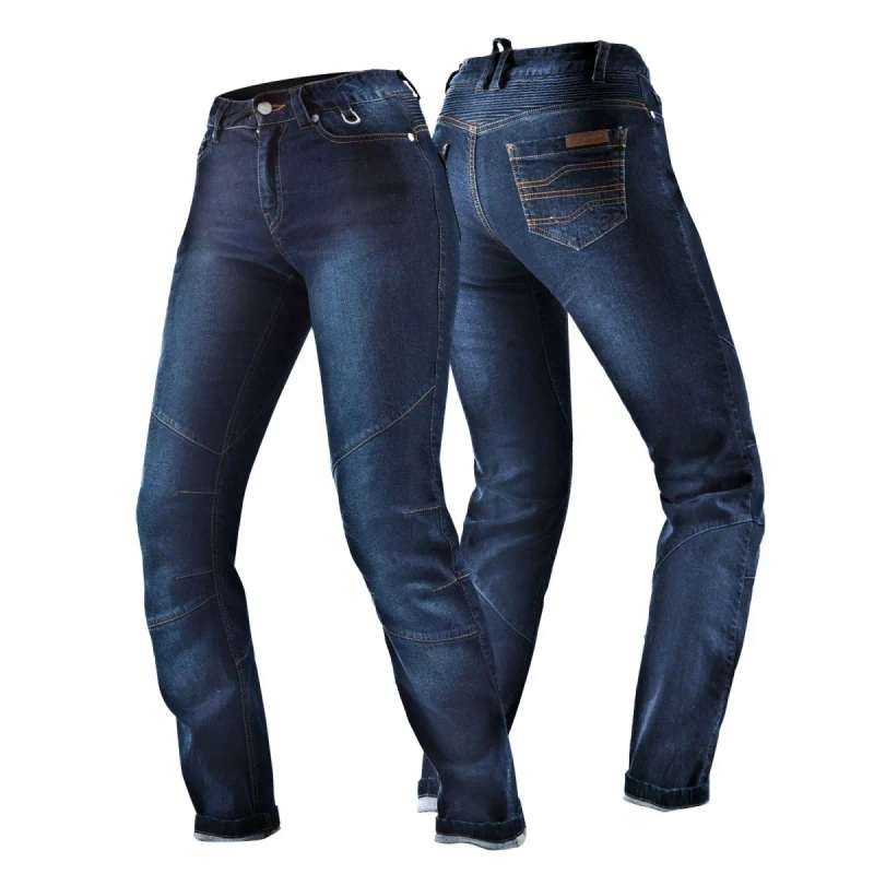 Dames motorjeans Shima Sansa blauw
