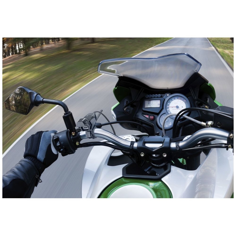 Interphone USB-C motorfiets stuurlader