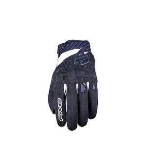 Motorhandschoenen FIVE RS3 EVO zwart-wit