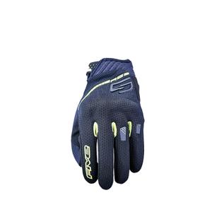 Motorhandschoenen FIVE RS3 EVO Airflow zwart-fluo geel