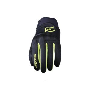 Motorhandschoenen FIVE Globe EVO zwart-fluo geel