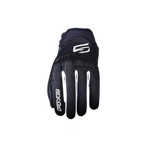 Motorhandschoenen FIVE Globe EVO zwart-wit