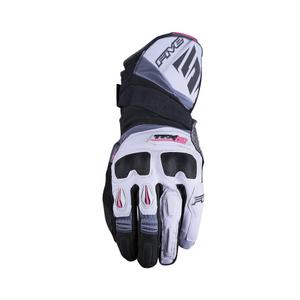Dames motorhandschoenen FIVE TFX2 WP grijs-roze