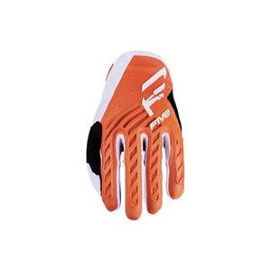 Kinder motorcrosshandschoenen FIVE MFX3 EVO oranje en wit