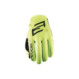 Motorcross handschoenen FIVE MXF4 fluo geel