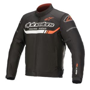 Alpinestars T-SP S Ignition Waterdicht Zwart-Wit-Fluor Rood Motorjack