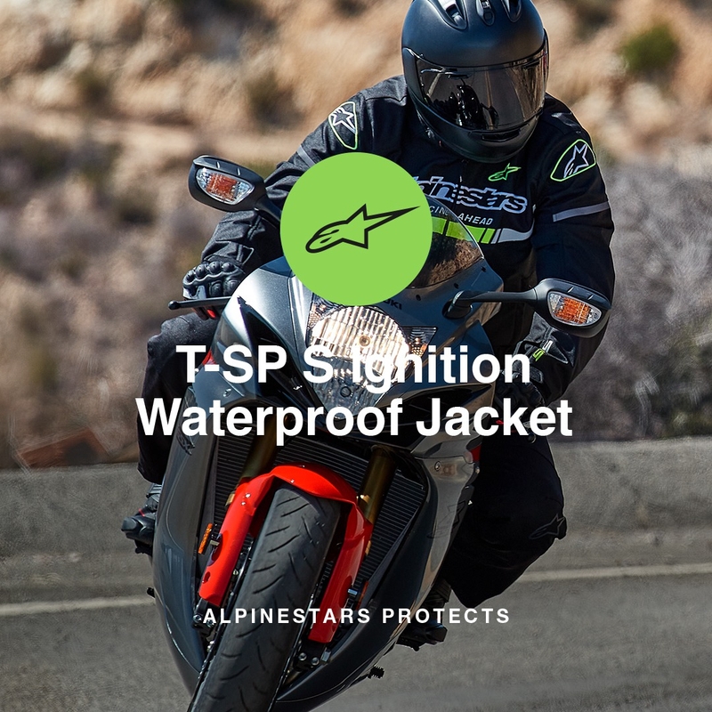 Alpinestars T-SP S Ignition Waterdicht Motorjack zwart-fluo geel