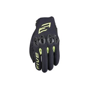 Motorhandschoenen FIVE Tricks zwart-fluogeel