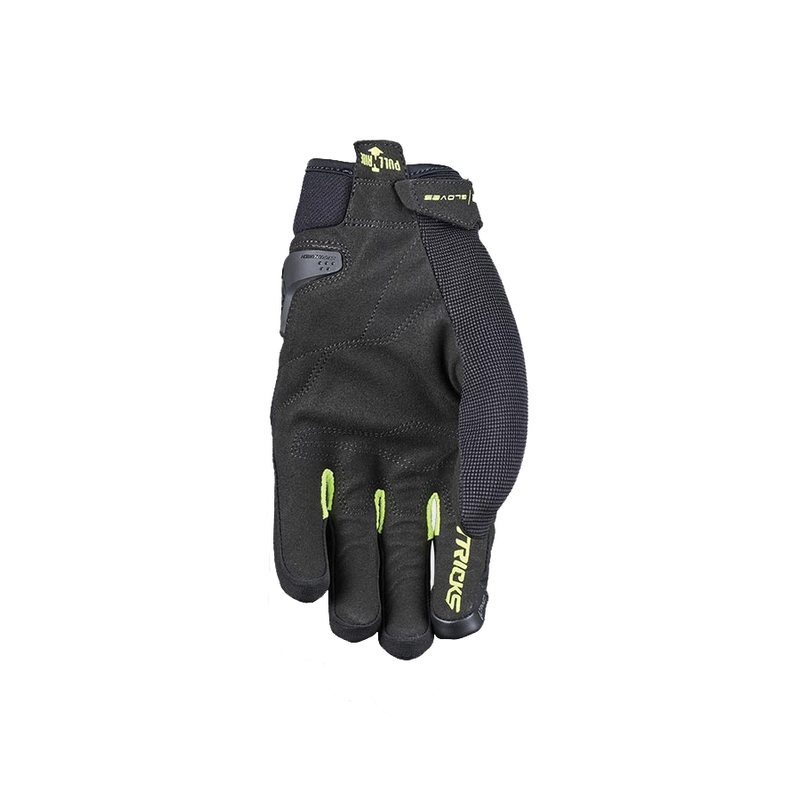Motorhandschoenen FIVE Tricks zwart-fluogeel