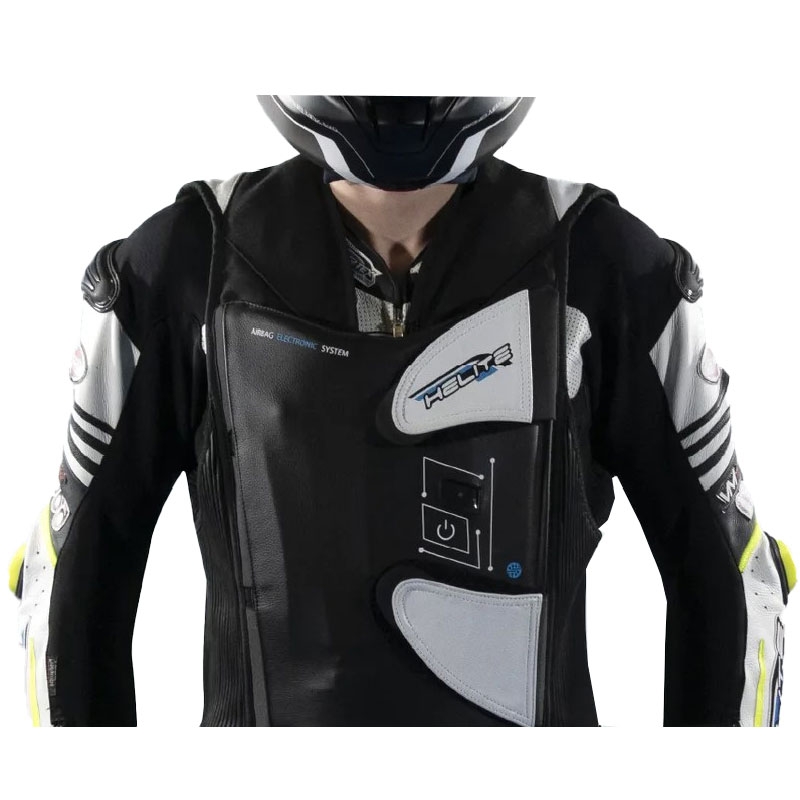 Helite e-GP AIR airbag vest zwart