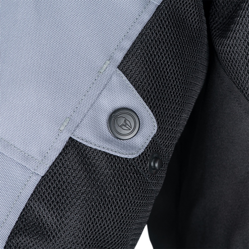 Oxford Spartan Air motorjas grijs-zwart