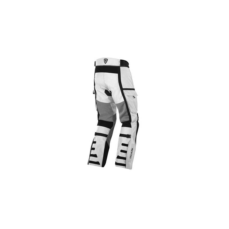 Kalhoty na motorku Revit Cayenne Pro stříbrno/černé prodloužené výprodej