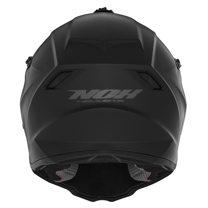 Kinder motorcrosshelm NOX N761 MX mat zwart