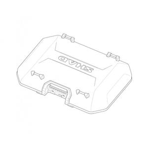 Kryt kufru SHAD TERRA TR55 BLACK EDITION hliník