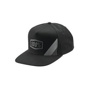 Cap 100% Cornestone USA Snapback zwart-grijs