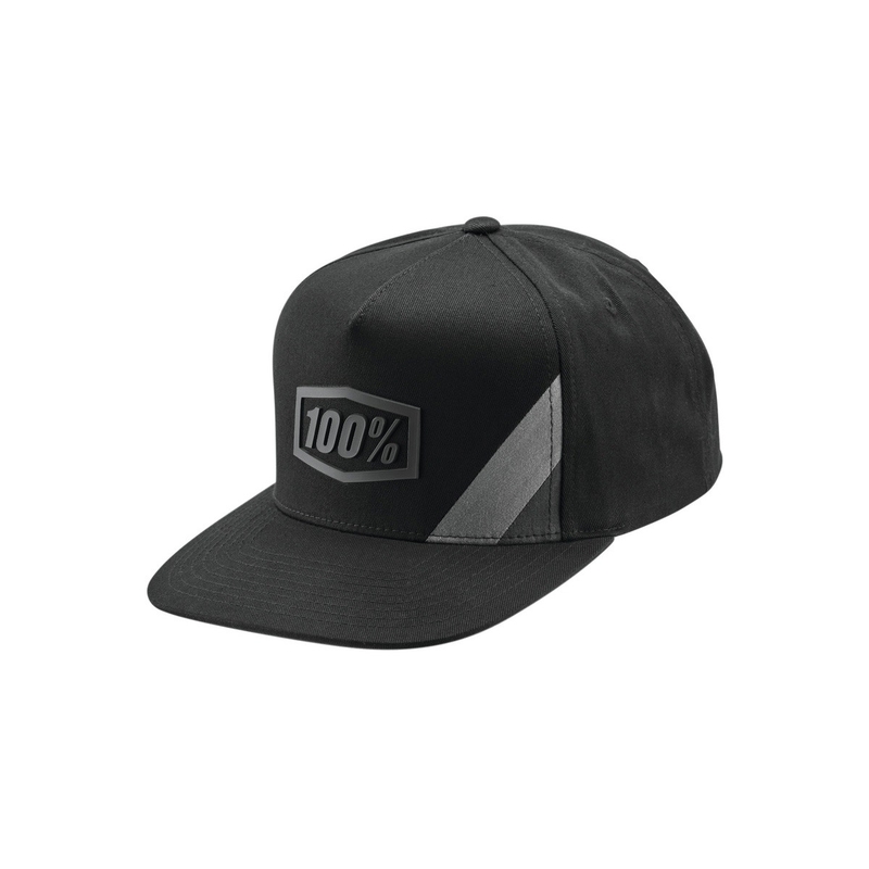 Cap 100% Cornestone USA Snapback zwart-grijs