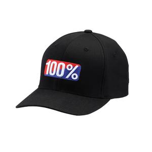 Cap 100% Classic Flexfit zwart