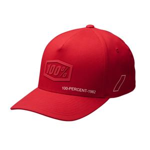 Cap 100% Schaduw Flexfit rood