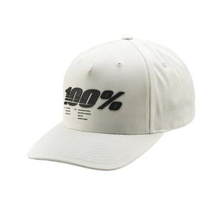Cap 100% Staunch Snapback wit