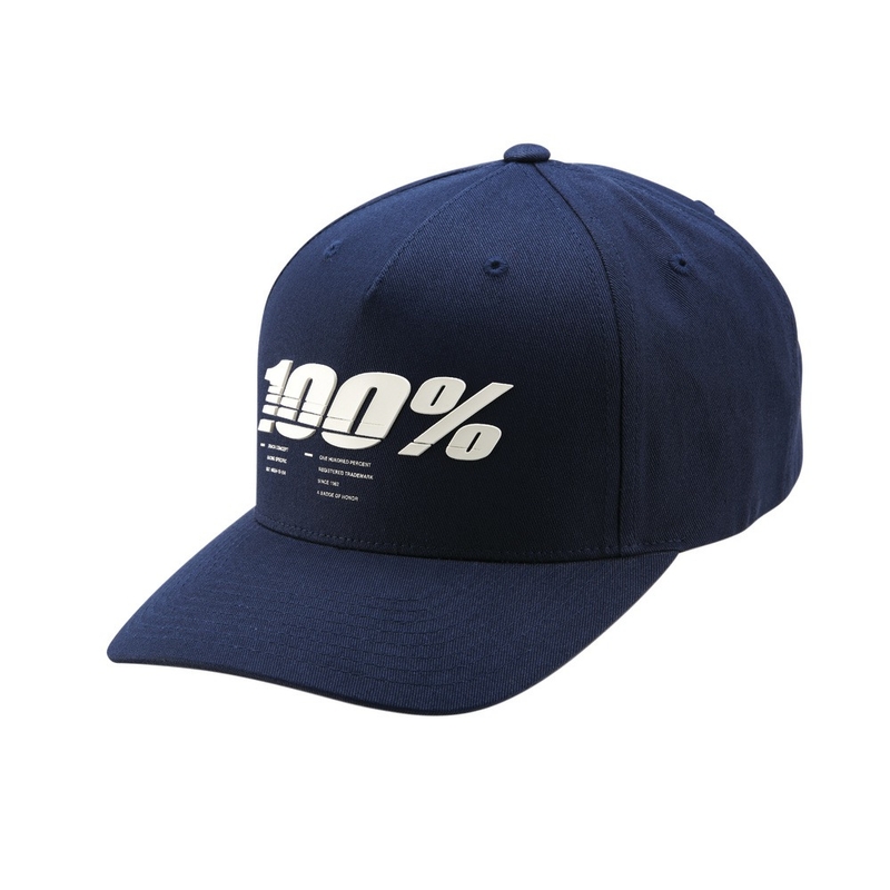 Cap 100% Staunch Snapback blauw