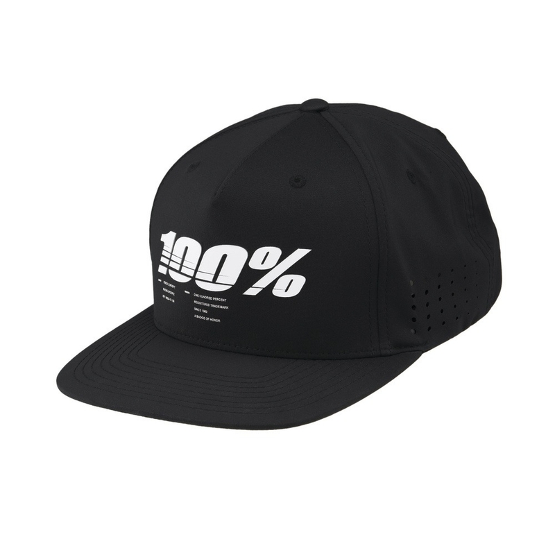 100% Drive Snapback Cap Zwart