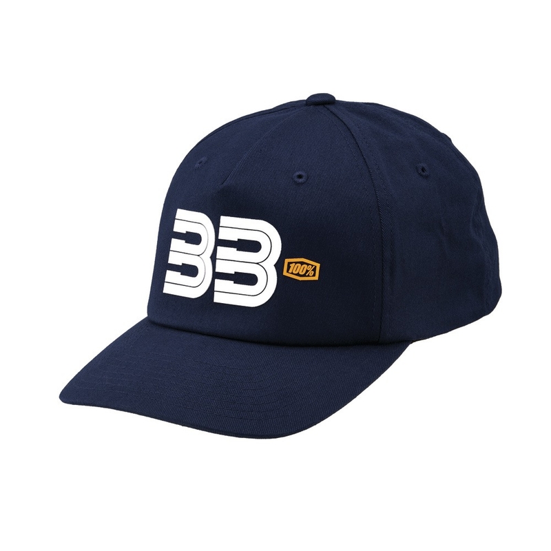 Cap 100% BB33 X-Fit blauw