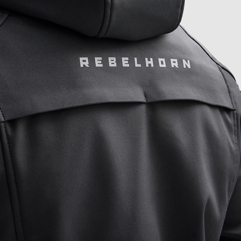 Softshell motorjas Rebelhorn Slash Zwart