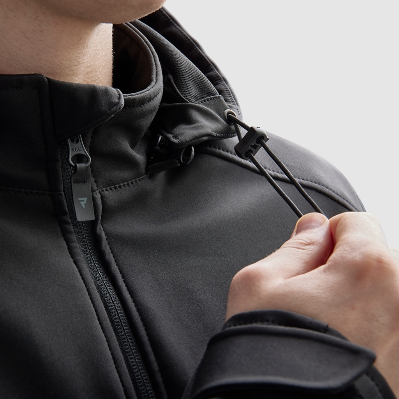 Softshell motorjas Rebelhorn Slash Zwart