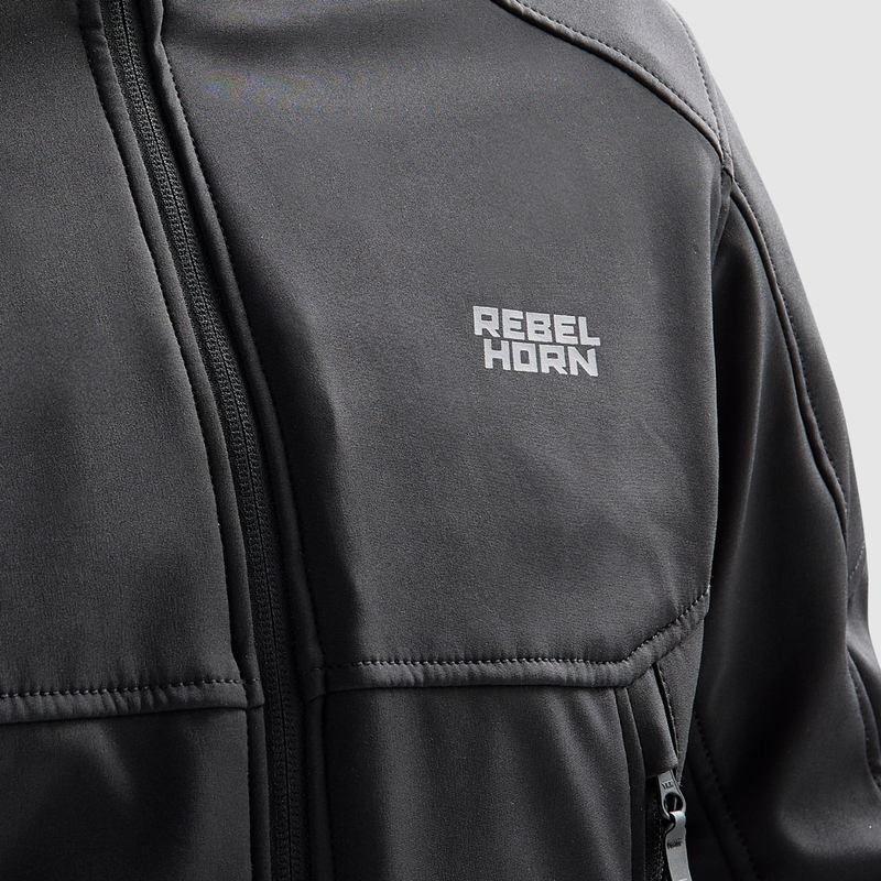 Softshell motorjas Rebelhorn Slash Zwart