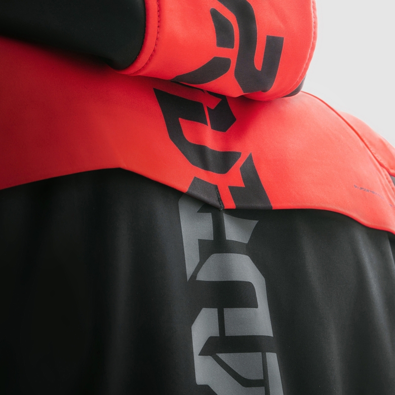 Rebelhorn Slash zwart-rode softshell motorjas