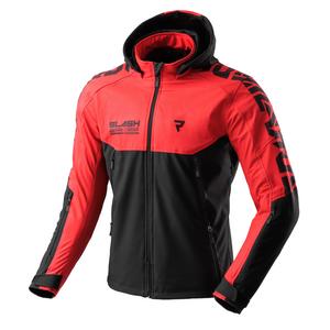 Softshell Motorjas Rebelhorn Slash Zwart en Rood