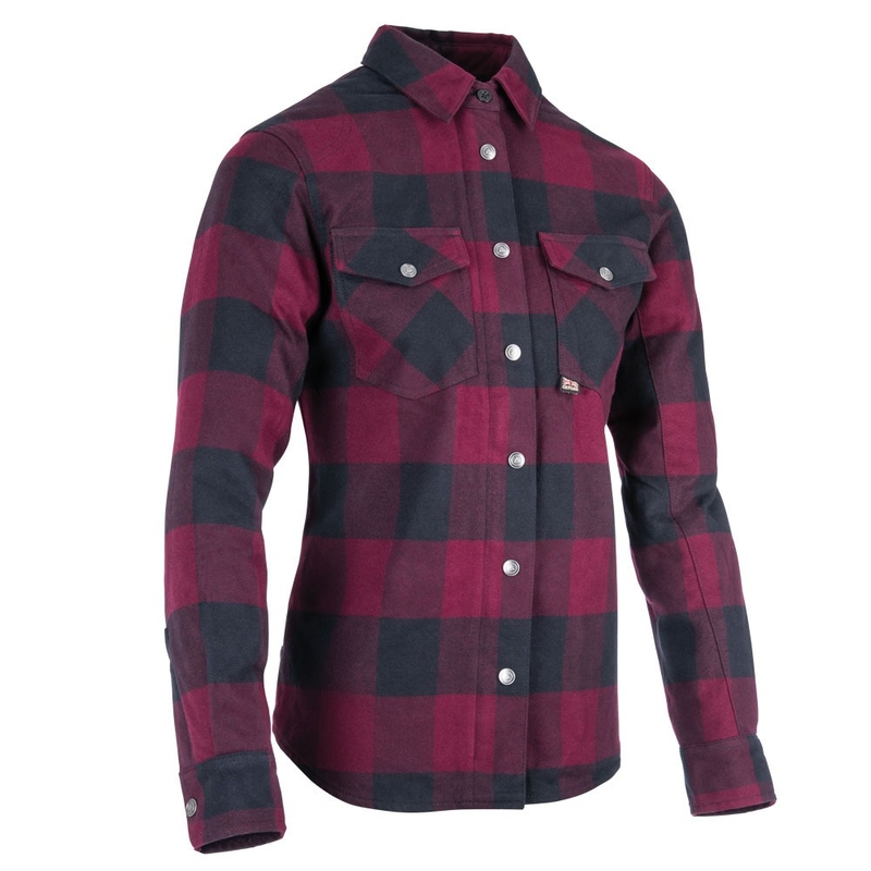 Damesshirt Oxford Kickback 2.0 Rood en zwart