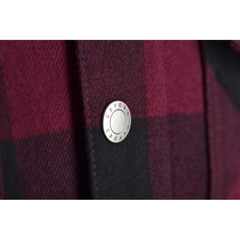Damesshirt Oxford Kickback 2.0 Rood en zwart