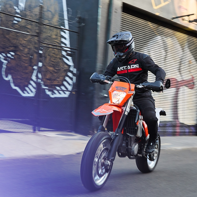 Alpinestars SMX Air zwart-fluorode motorjas
