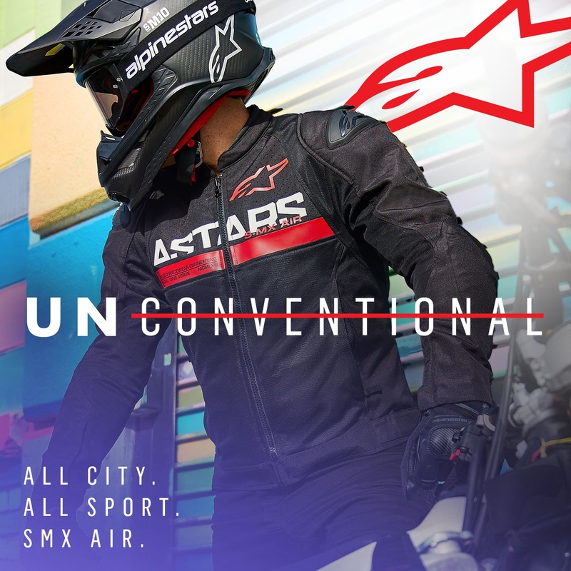 Alpinestars SMX Air zwart-fluorode motorjas