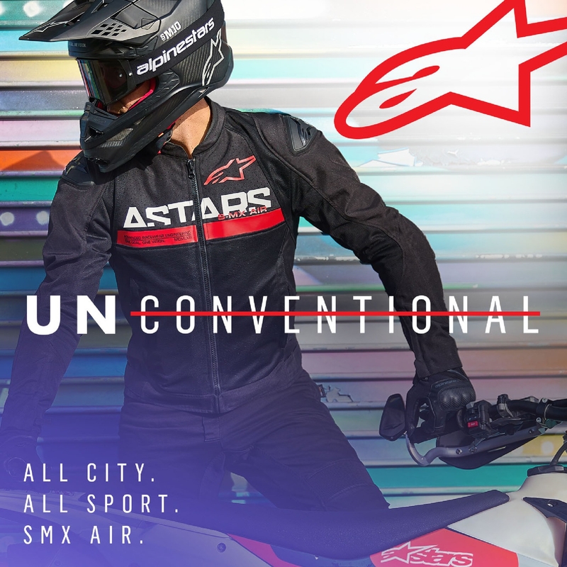 Alpinestars SMX Air zwart-fluorode motorjas