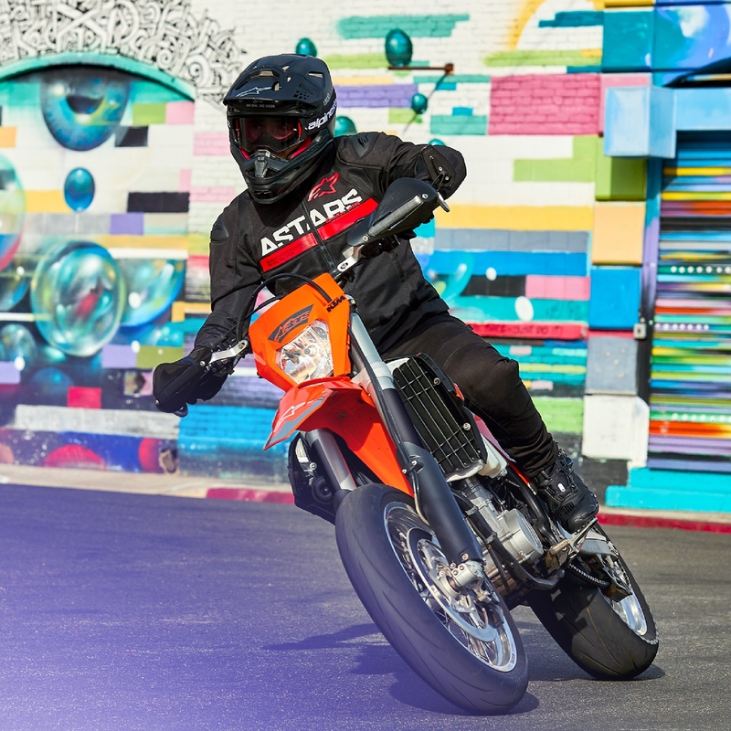 Alpinestars SMX Air zwart-fluorode motorjas