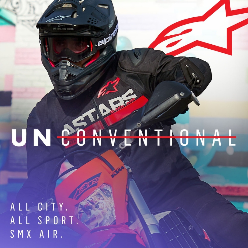 Alpinestars SMX Air zwart-fluorode motorjas