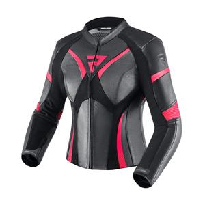 Rebelhorn Rebel zwart-fluoroze motorjack voor dames
