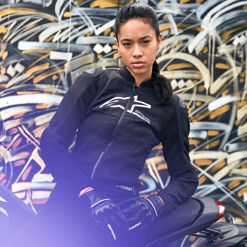 Alpinestars Stella SMX Air dames motorjack zwart