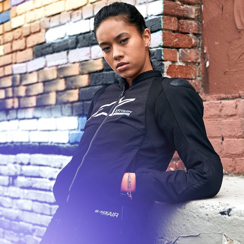 Alpinestars Stella SMX Air dames motorjack zwart