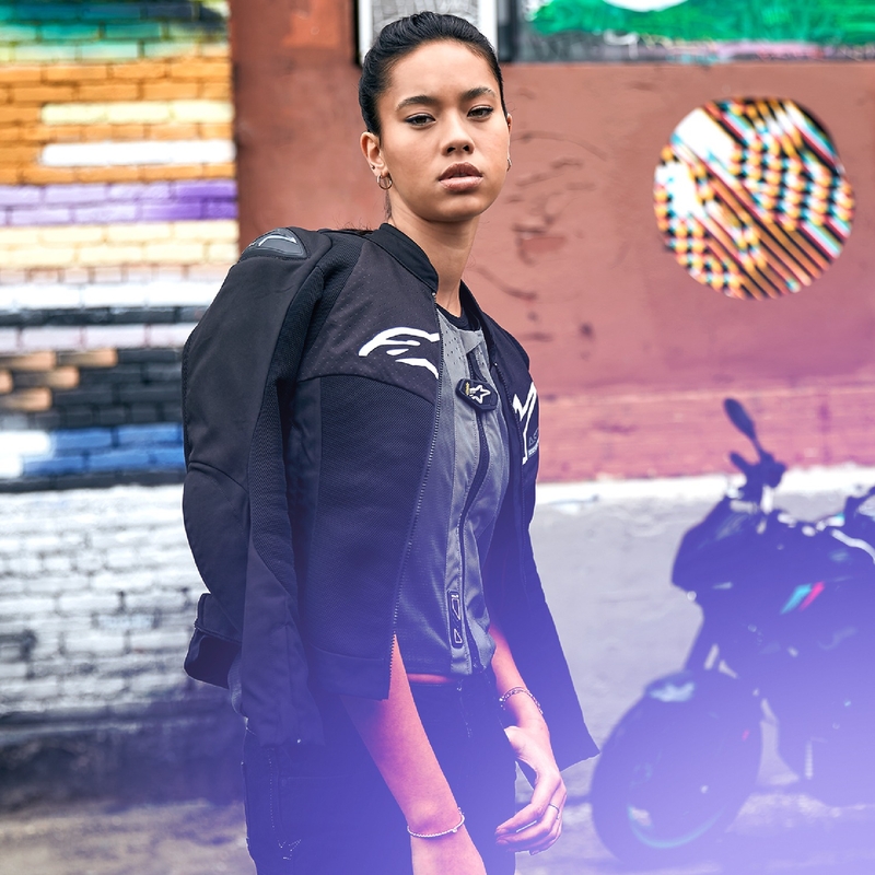 Alpinestars Stella SMX Air dames motorjack zwart